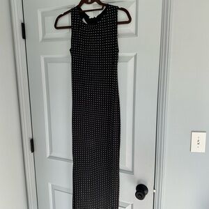 Zara Sparkly Maxi Dress with rhinestones